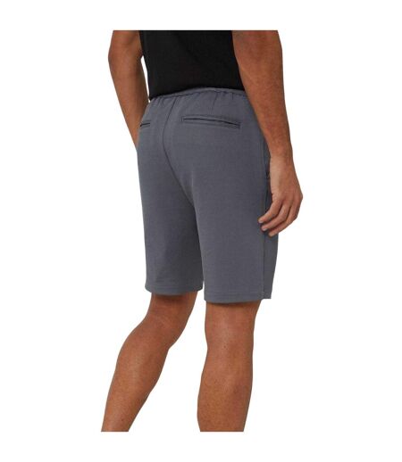 Short De Survêtement Motif/style Quadrillage Homme Gris Foncé Brave Soul