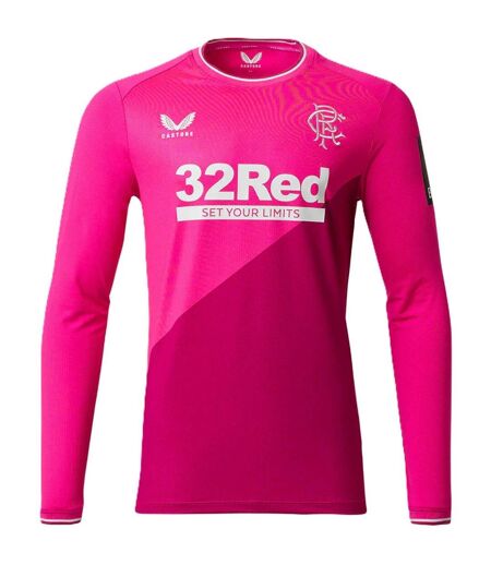 Maillot De Gardien De But Motif/style Rangers Fc Homme Rose Castore