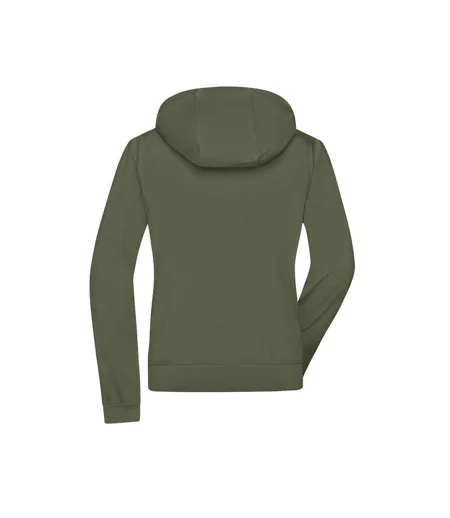 Veste Softshell Femme Olive Camouflage James And Nicholson