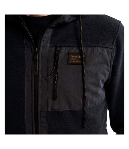 Sweat noir homme petrol industries hooded