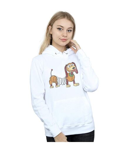 Disney Sweat à capuche femme/femme Toy Story 4 Slinky Pose (Blanc) - UTBI15245