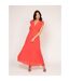 Robe longue fluide avec ceinture ILAST - Dona X Lisa-4