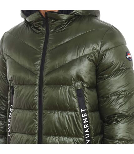 Reversible padded jacket with hood AMF21273 man