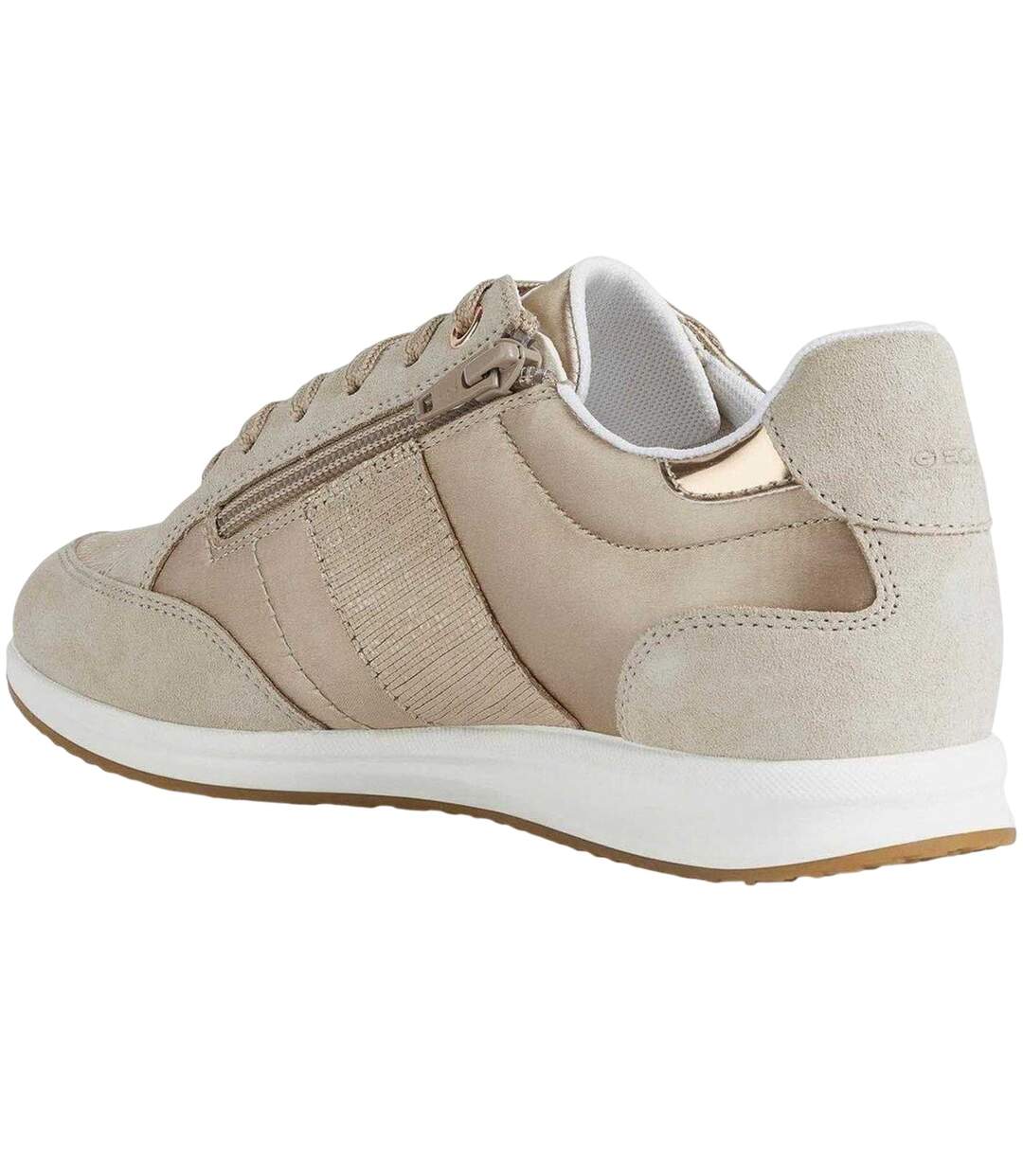 Baskets Avery Femme Beige Taupe Geox-2