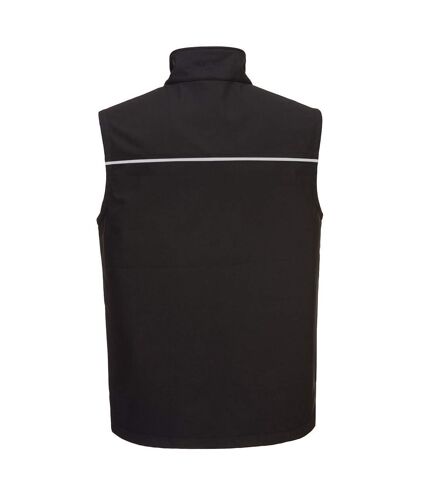 Portwest Mens KX3 Softshell Vest (Black)