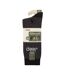 Men's 4 Pack Recycled Cotton Boot Socks | Thick Knit Full Cushioned Socks-2