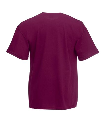 Fruit Of The Loom - T-shirt manches courtes - Homme (Bordeaux) - UTBC330