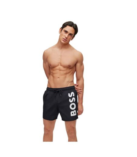 Short de bain octopus homme noir Boss