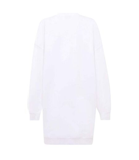 Robe Sweat Denim Division Femme Blanc Vif Diesel