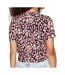 Blouse Marine/Rose à fleurs Femme Vero Moda Easy - M-2