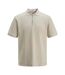 Polo Manches Courtes Homme Beige Pâle Jack And Jones-2