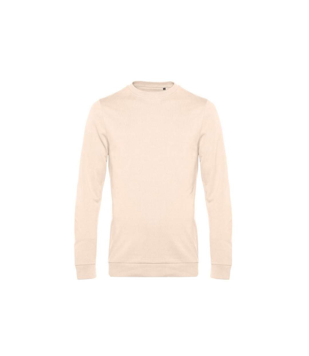Sweatshirt À Manches Longues Pour Hommes Rose Pâle B&C-2