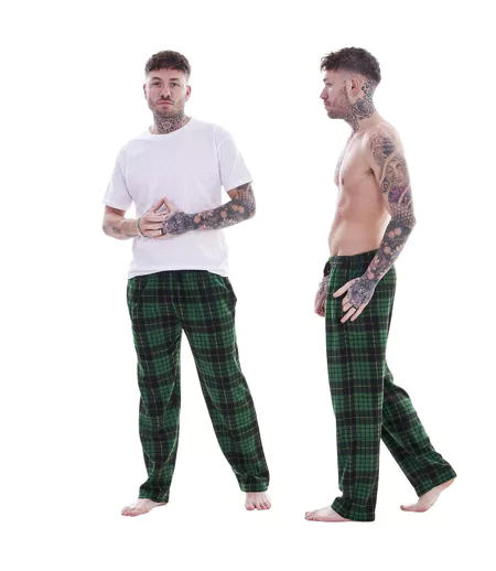 Pantalons De Détente Motif/style Tartan Homme Rouge Vert Keanu