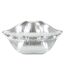 Vase Déco en Résine Mouth 23cm Argent-1