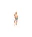 Haut De Maillot De Bain Motif/style Crochet Femme Jaune Brave Soul-1