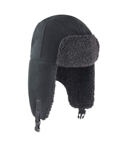 Result Mens Winter Thinsulate Sherpa Hat (Black)