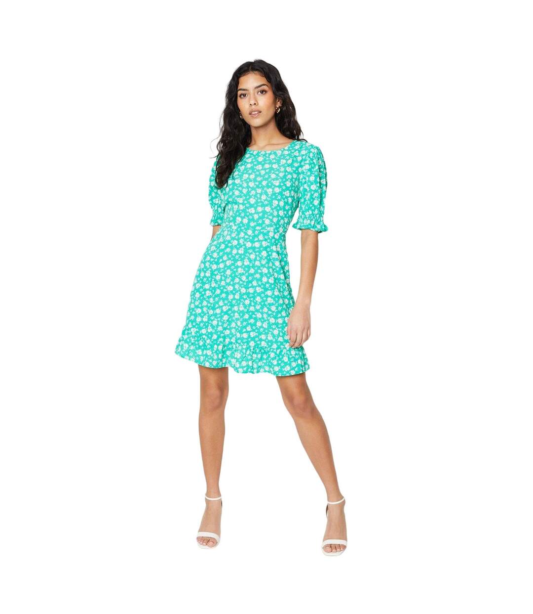 Mini robe femme vert Dorothy Perkins-4