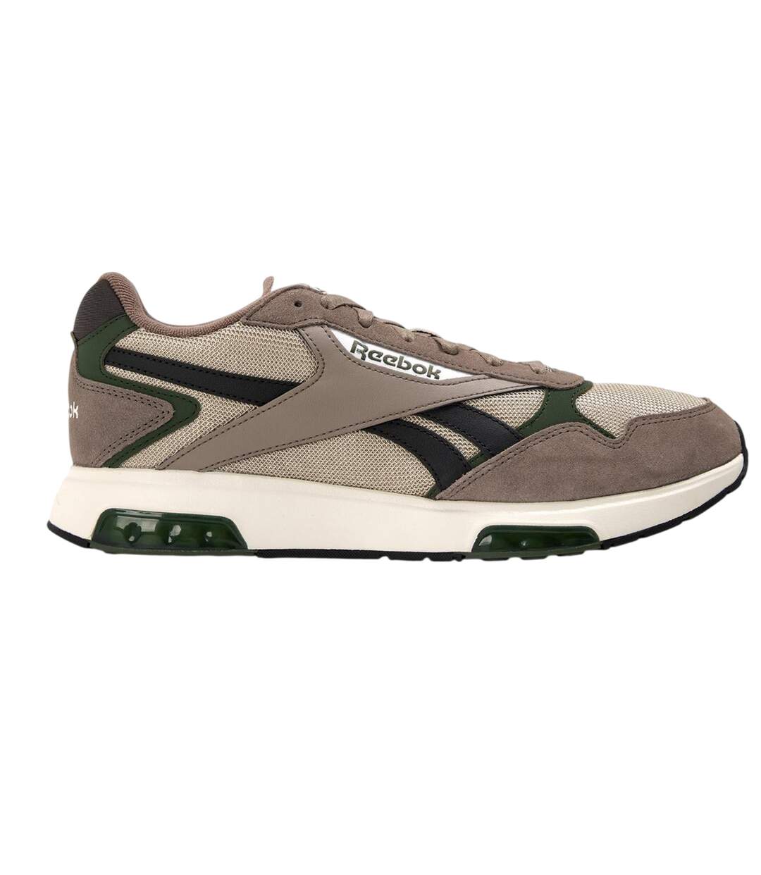 Mens Glide Dmx Mesh Trainers Grey Black Reebok-1