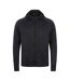 Tombo Teamsport - Sweatshirt léger à capuche et fermeture zippée - Homme (Noir) - UTRW4453