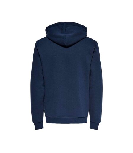 Sweat à capuche marine homme only & sons ceres - l