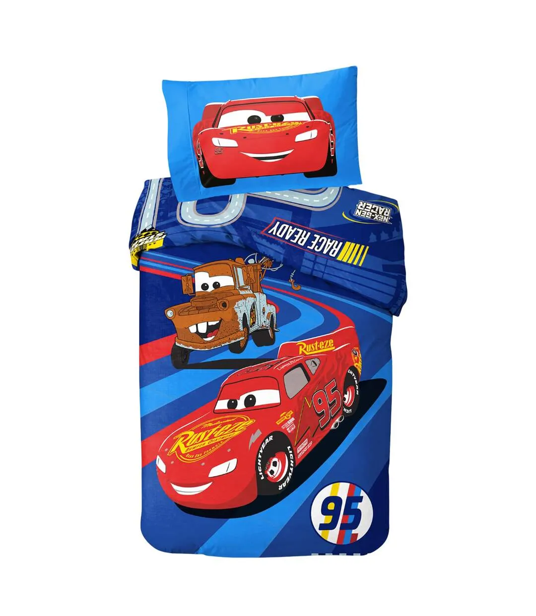 Lightning Mcqueen & Mater Reversible Duvet Set Multicoloured Cars-1