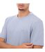 Mens Piqué T-shirt Blue Boss-4