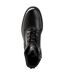 Mens Jacob Leather Ankle Boots Black Boss-3