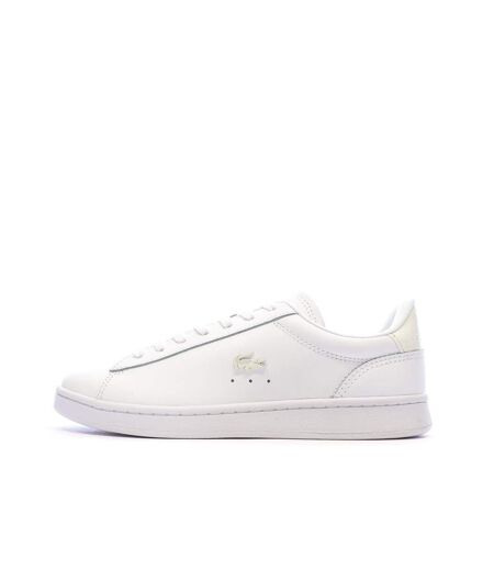 Baskets blanches femme lacoste carnabys