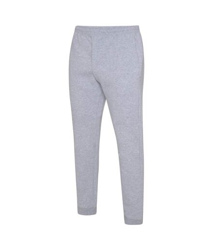Mens Club Leisure Jogging Bottoms Grey Marl White Umbro