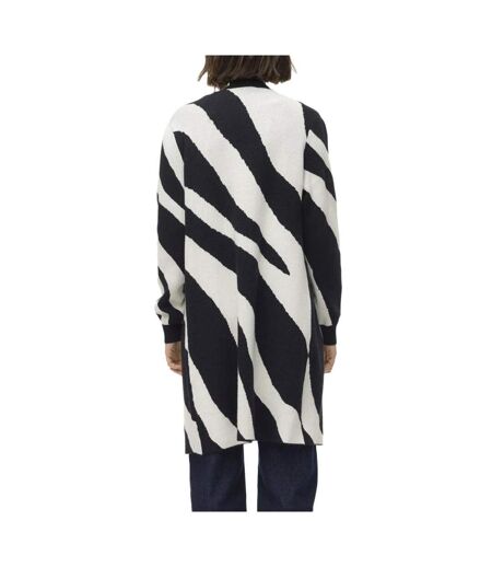 Gilet long blanc/noir imprimé femme vero moda nancy open