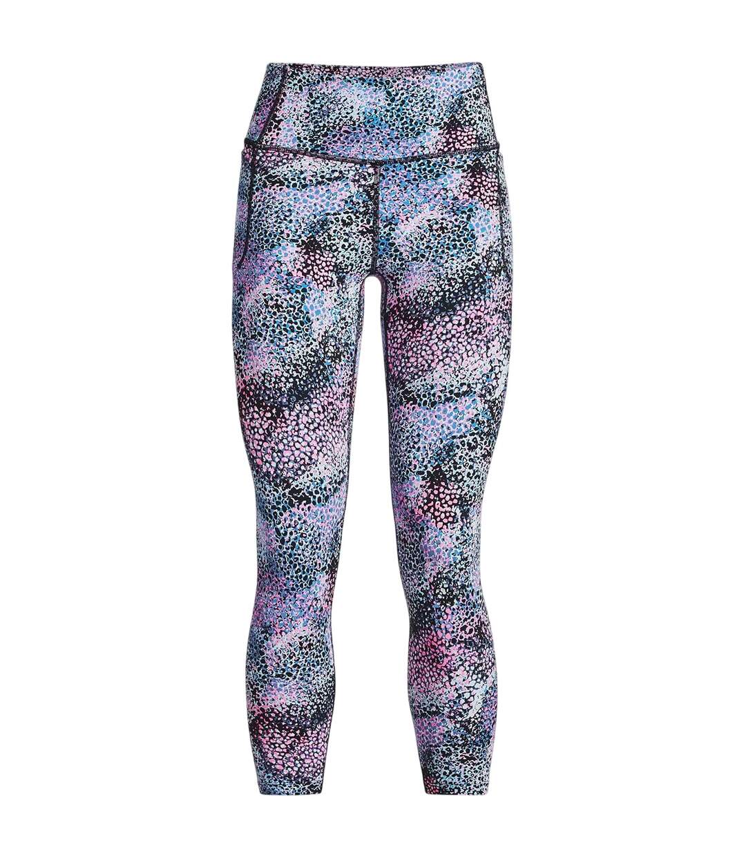 Legging Motif/style Imprimé Meridian Femme Rose Bleu Under Armour-2