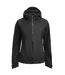 Womens/ladies Oxygen Soft Shell Jacket Black Jobman-1
