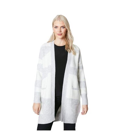 Womens/ladies edge to edge cardigan gray Principles