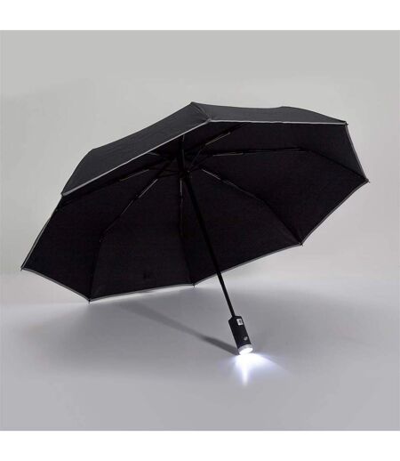 Parapluie & Lampe Torche Automatique 31cm Noir