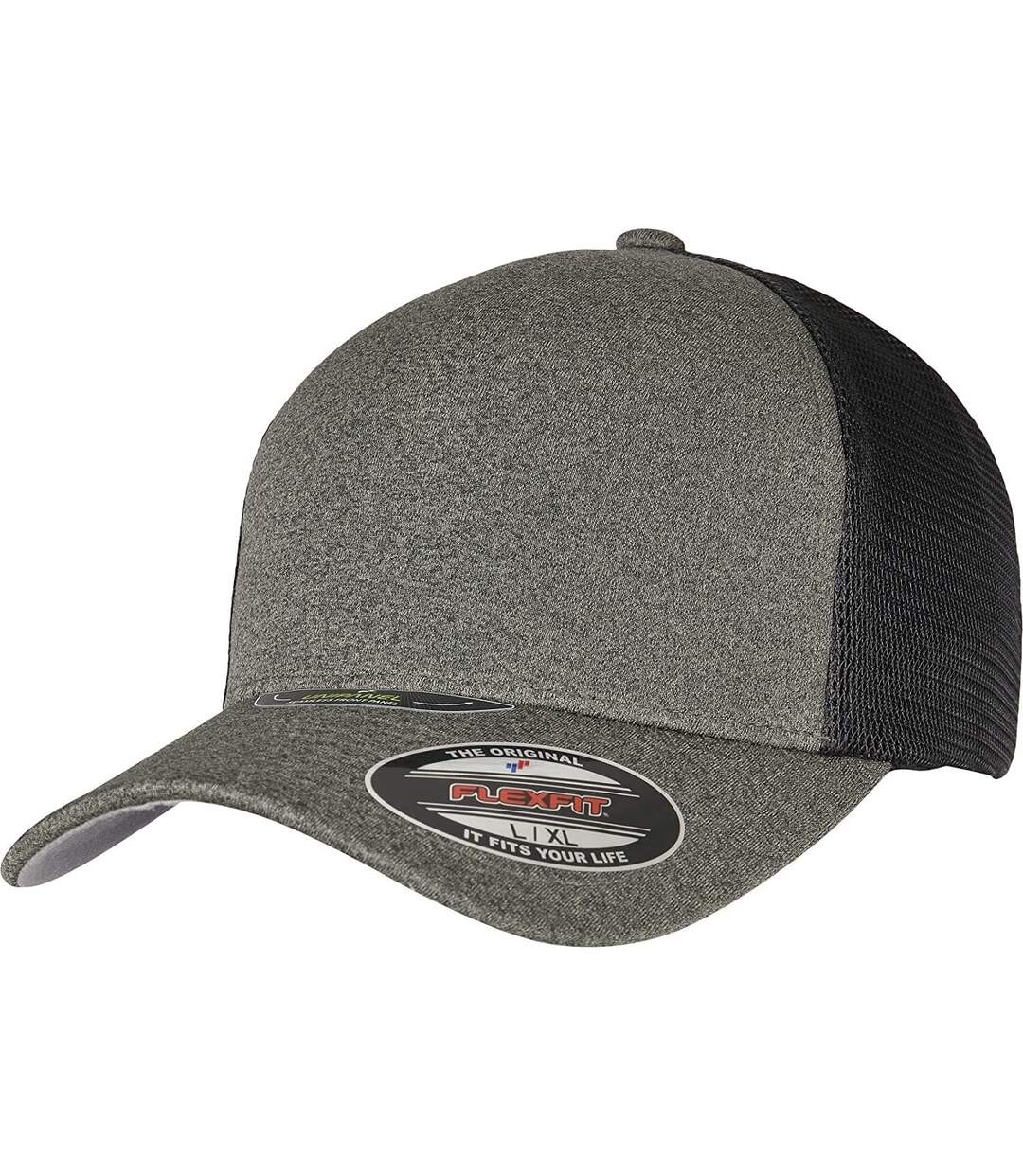 Casquette trucker flexfit adulte olive / noir Yupoong-1