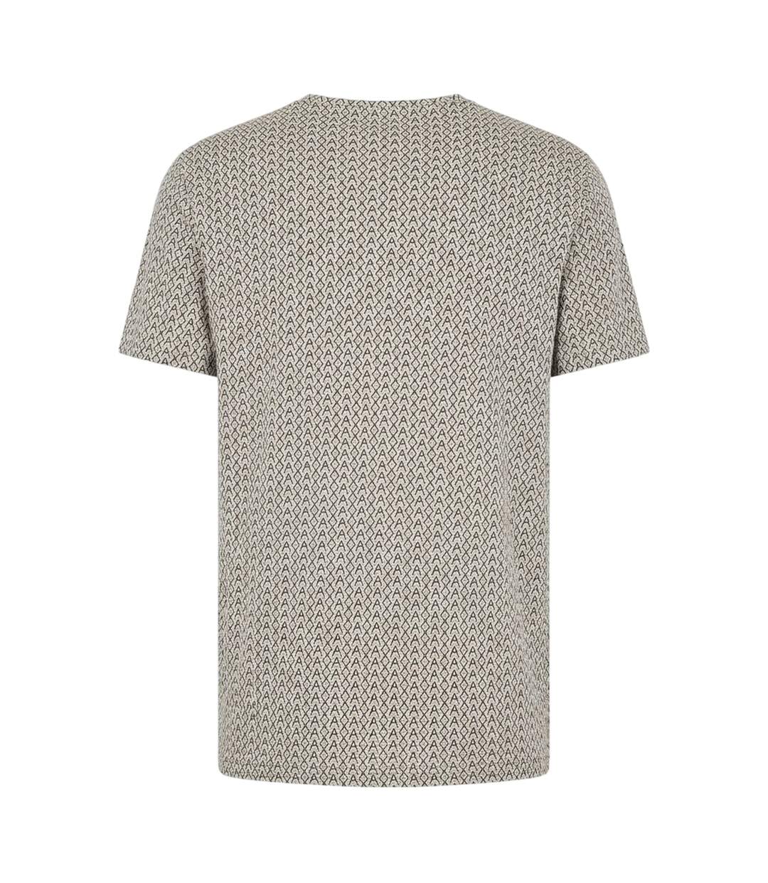 T-shirt Motif/style Imprimé Intégral Homme Blanc Noir Armani Exchange-2