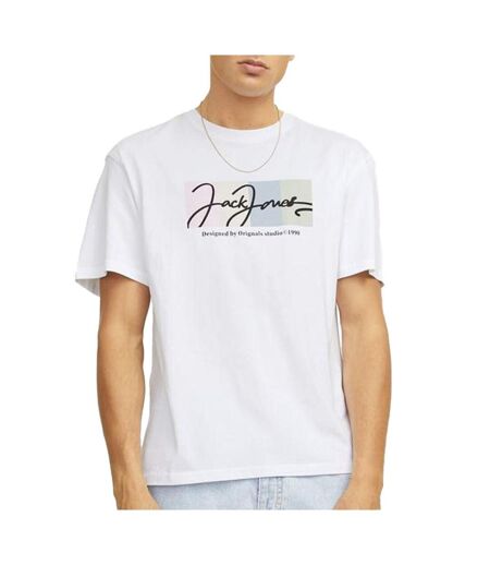 T-shirt blanc homme jack & jones jorportland