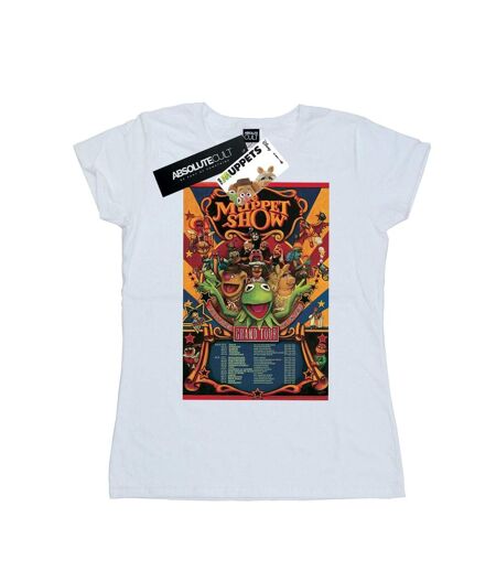 Disney Femme/Les femmes The Muppets The Muppet Show Poster T-Shirt coton (Blanc) - UTBI49753