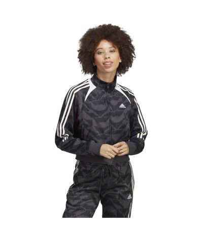Veste De Survêtement Tiro Suit Up Lifestyle Femme Gris Blanc Adidas