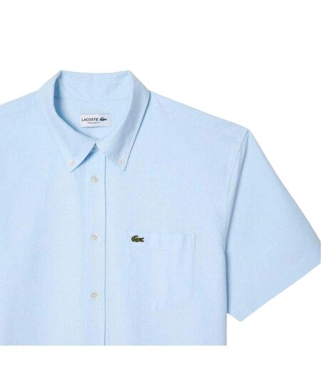 Chemise Motif/style Logo Brodé Homme Bleu Lacoste