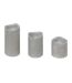 Lot de 3 Bougies LED Paillettes 10cm Argent-1