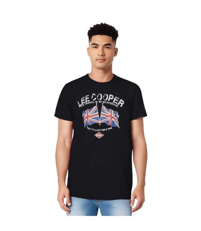 T-shirt Homme Noir Lee Cooper