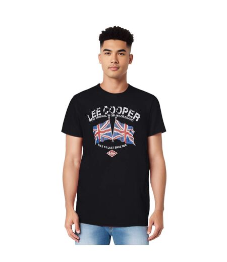 T-shirt homme noir Lee Cooper