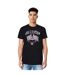 T-shirt homme noir Lee Cooper-4