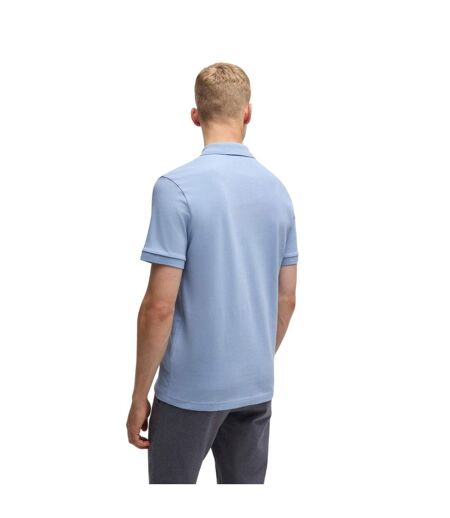 Polo Motif/style Logo Rectangulaire Passenger Homme Bleu Boss