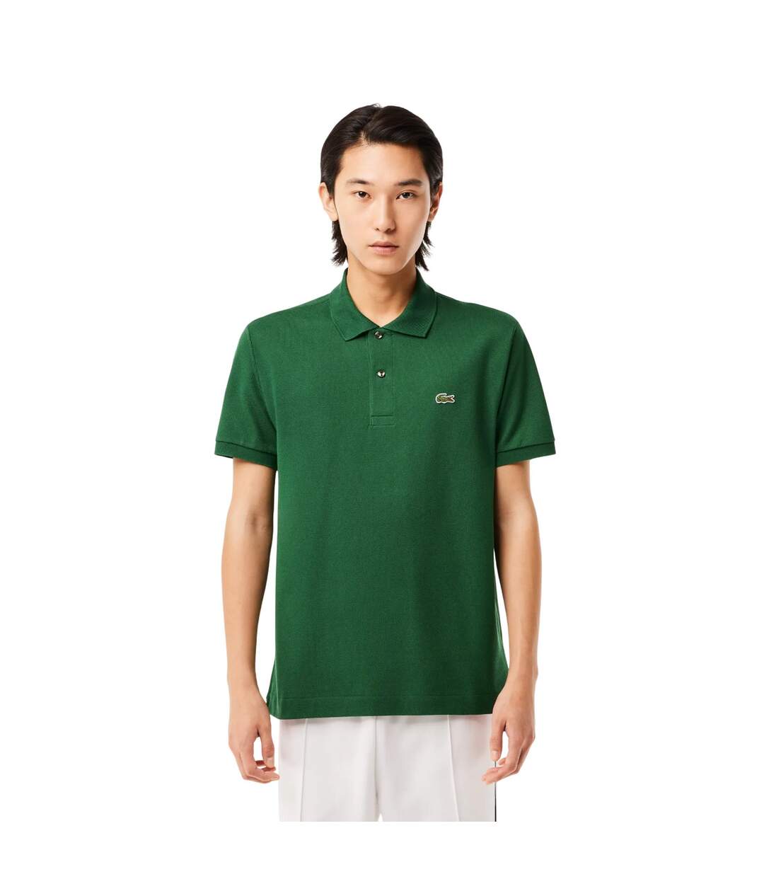 Mens L.12.12 Original Pique Classic Polo Shirt Green Lacoste-1
