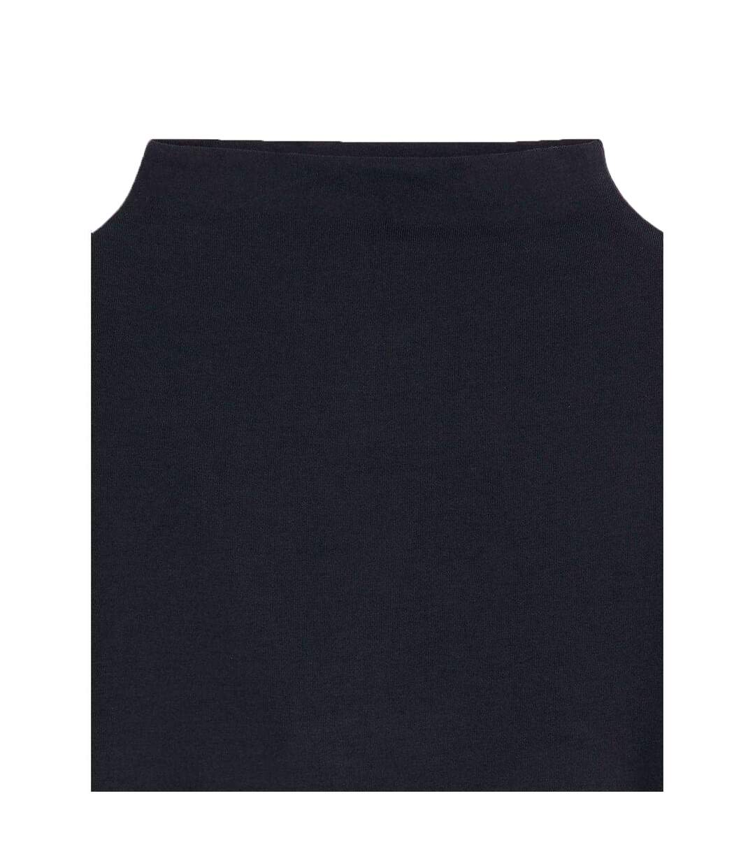 Womens/ladies Nina Mock Neck Slim Long-sleeved T-shirt Anthracite Levis-3