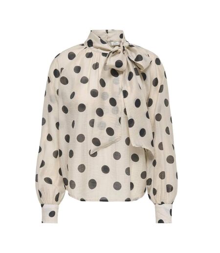 Blouse beige/marron femme jdy fay
