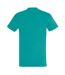 T-shirt manches courtes imperial homme bleu turquoise SOLS