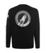 Unisex Adult Nasa Cotton Blend Sweatshirt Black Alpha-2